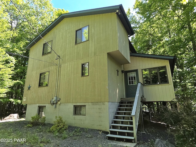 22 Thornwood Ter, Lake Ariel, PA 18436 - view of side of home featuring stairway