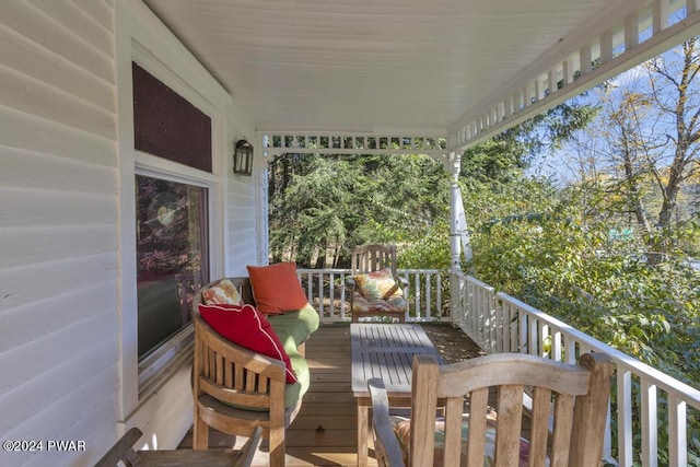 517 Sherman Rd, Susquehanna, PA 18847 - view of wooden terrace