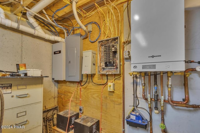 517 Sherman Rd, Susquehanna, PA 18847 - utilities featuring water heater and electric panel