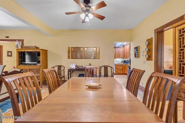 517 Sherman Rd, Susquehanna, PA 18847 - dining room with ceiling fan