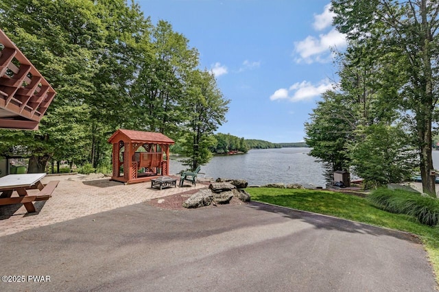 518 Lakeview Dr E, Lake Ariel, PA 18436 - water view with a gazebo