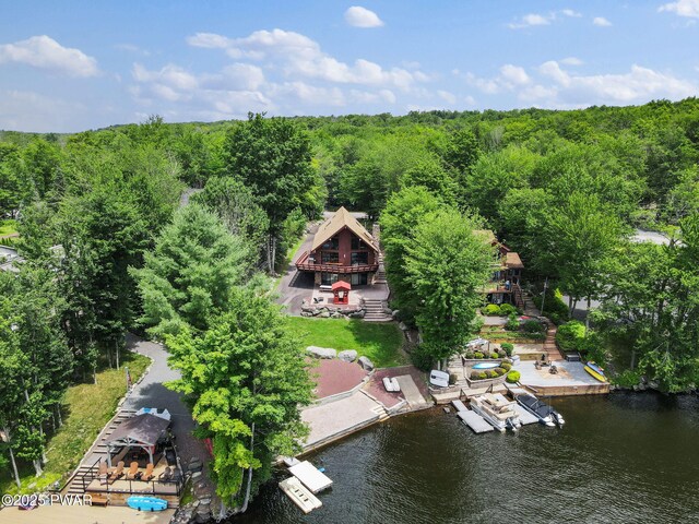 518 Lakeview Dr E, Lake Ariel, PA 18436 - view of subject property featuring a forest