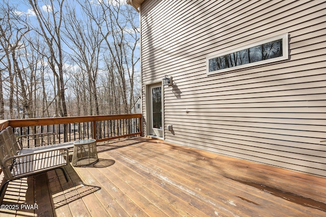 view of deck