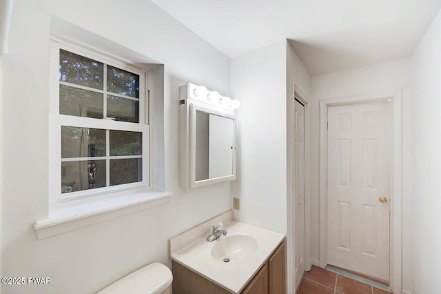 102 Eagle Rock Rd, Lackawaxen, PA 18435 - half bath featuring vanity and tile patterned floors