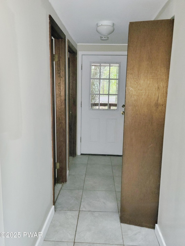 803 Lariat Ct, Hawley, PA 18428 - entryway featuring light tile patterned floors and baseboards