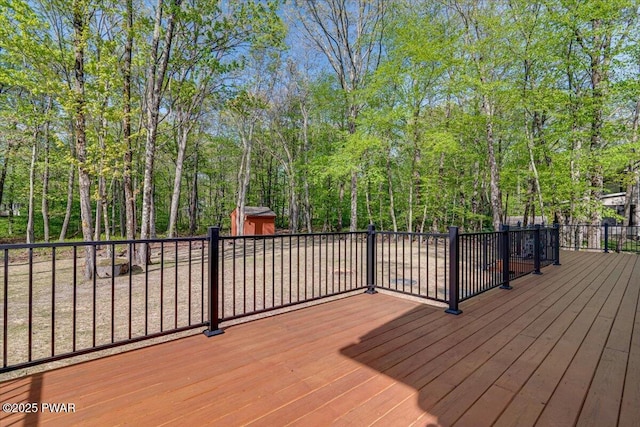 517 Maple Ridge Dr, Lords Valley, PA 18428 - view of wooden deck