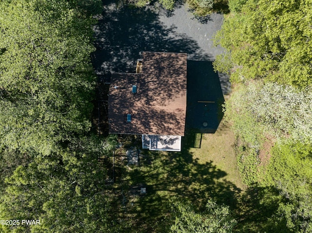 439 Gold Finch Rd, Bushkill, PA 18324 - view from above of property