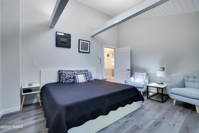 439 Gold Finch Rd, Bushkill, PA 18324 - bedroom featuring wood finished floors and baseboards