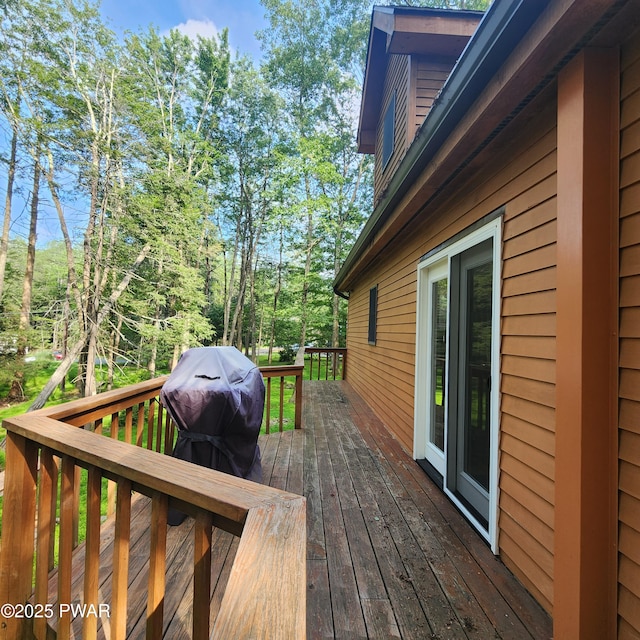 101 Deer Run, Greentown, PA 18451 - deck featuring a grill