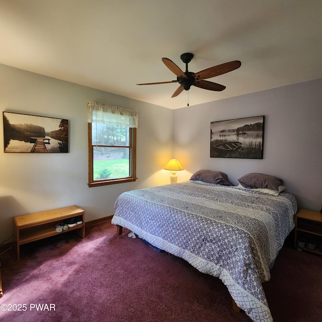 101 Deer Run, Greentown, PA 18451 - bedroom featuring carpet floors and ceiling fan