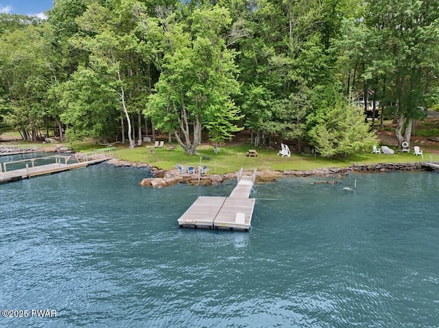 1474 Lakeland Dr, Lake Ariel, PA 18436 - dock featuring a water view