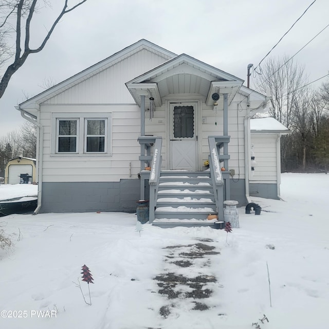 view of front of property