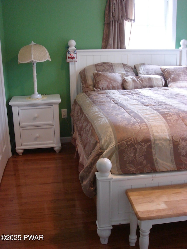 113 Oak Dr, Shohola, PA 18458 - bedroom with dark wood-type flooring