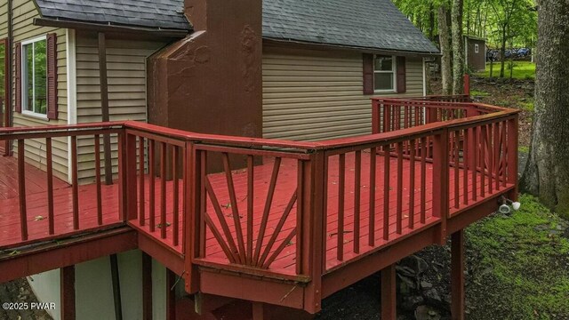 122 Westfall Dr, Dingmans Ferry, PA 18328 - view of wooden terrace