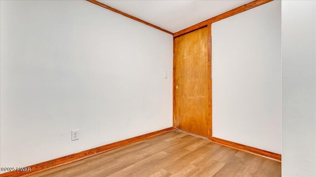 122 Westfall Dr, Dingmans Ferry, PA 18328 - spare room with light wood finished floors and baseboards