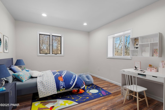 129 Remuda Dr, Lords Valley, PA 18428 - bedroom featuring baseboards, recessed lighting, and wood finished floors
