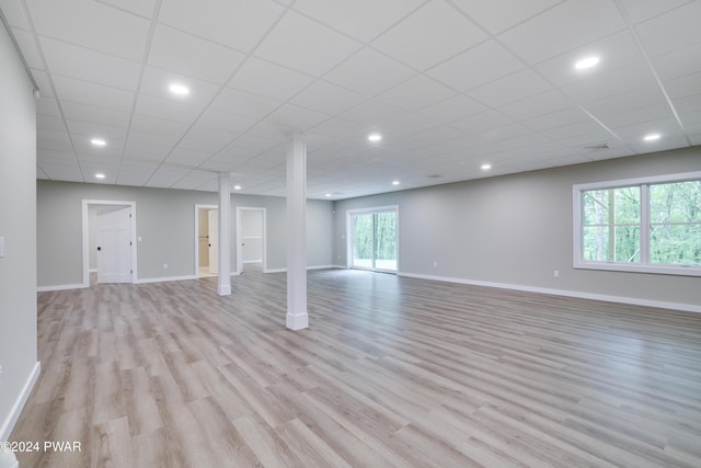 interior space featuring light hardwood / wood-style floors