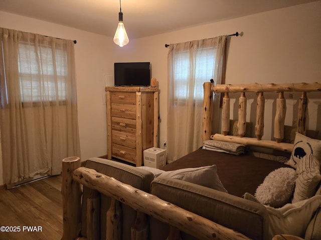 100 Saddlebrook Ln, Lords Valley, PA 18428 - bedroom with wood finished floors