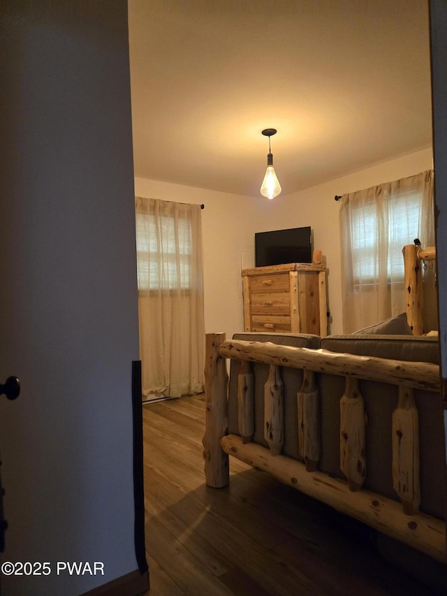 100 Saddlebrook Ln, Lords Valley, PA 18428 - bedroom featuring wood finished floors