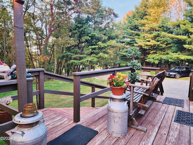 145 Father John Dr, Lake Ariel, PA 18436 - view of wooden terrace