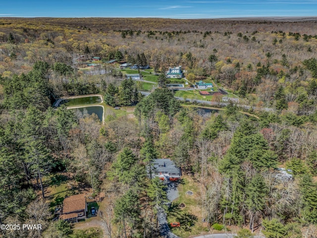 133 Neil Thompson Rd, Lackawaxen, PA 18435 - aerial view of a heavily wooded area and a large body of water