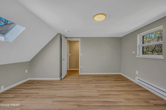 133 Neil Thompson Rd, Lackawaxen, PA 18435 - additional living space with baseboard heating and light wood-type flooring