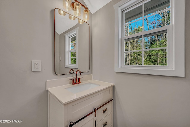 133 Neil Thompson Rd, Lackawaxen, PA 18435 - bathroom with plenty of natural light and vanity