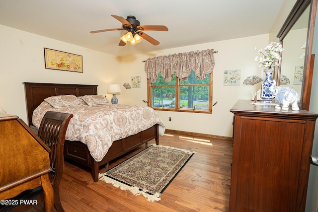 1010 Lotus Ter, Lake Ariel, PA 18436 - bedroom featuring wood finished floors and ceiling fan