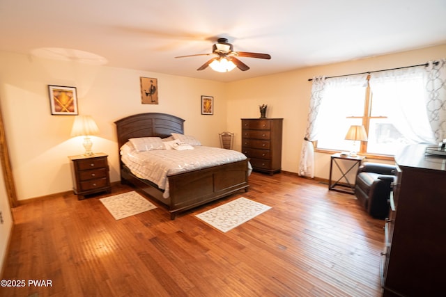 1010 Lotus Ter, Lake Ariel, PA 18436 - bedroom with wood finished floors and ceiling fan