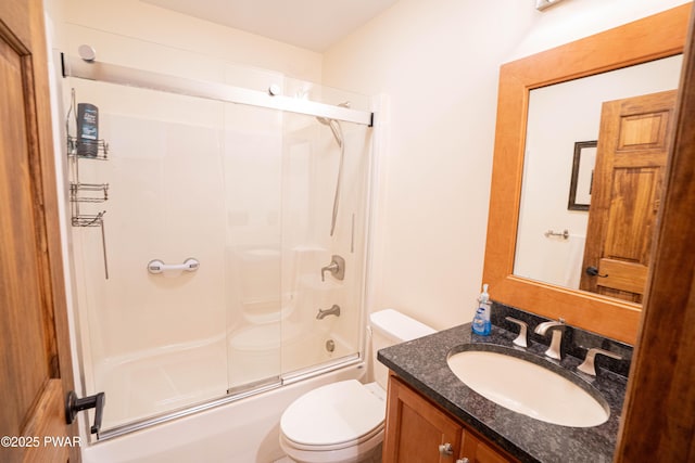 1010 Lotus Ter, Lake Ariel, PA 18436 - bathroom with vanity and shower / bath combination with glass door