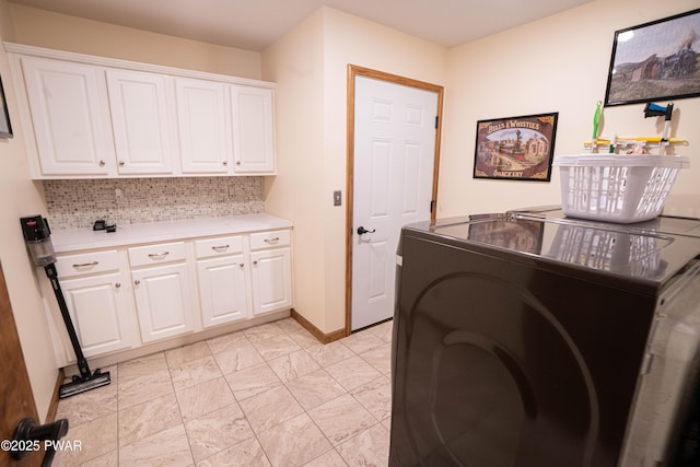 1010 Lotus Ter, Lake Ariel, PA 18436 - laundry room with cabinet space and washer and clothes dryer
