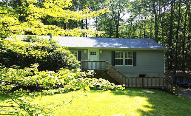 115 Deer Path, Tafton, PA 18464 - view of front of home with a front yard