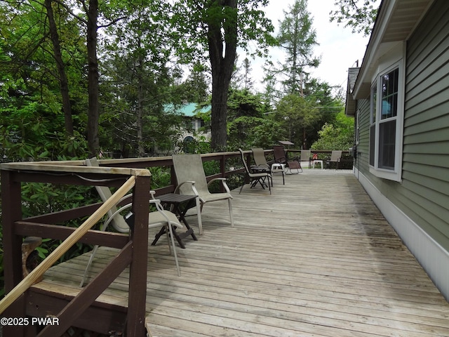 58 Branch Rd, Greentown, PA 18426 - view of wooden terrace
