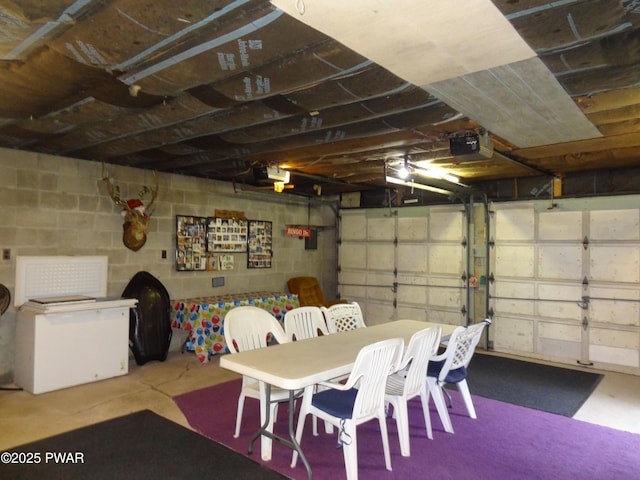58 Branch Rd, Greentown, PA 18426 - dining area with concrete floors
