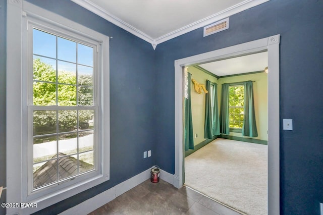 1642 Sanderson Ave, Scranton, PA 18509 - empty room with crown molding and tile patterned floors