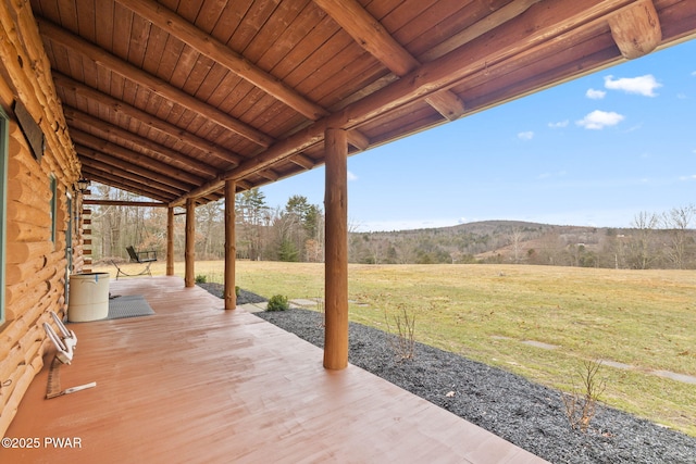 view of patio