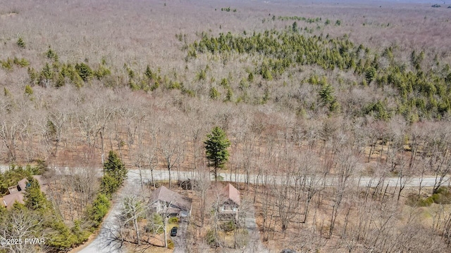 aerial view with a view of trees