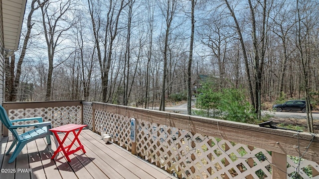 view of deck