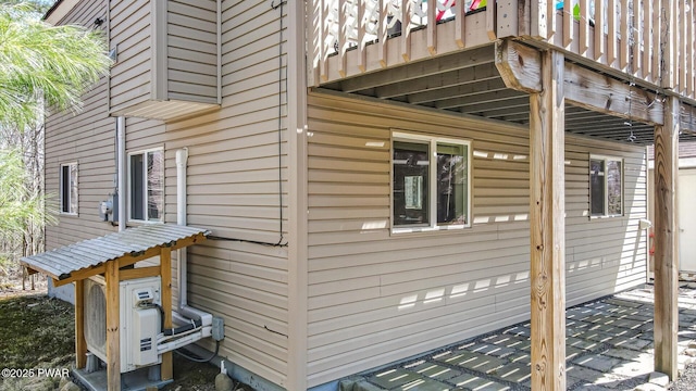 view of home's exterior