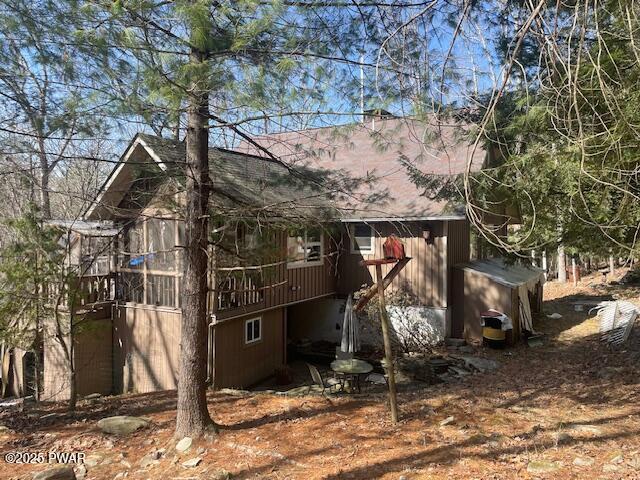 6 Ridge Vw, Hawley, PA 18428 - view of rear view of property