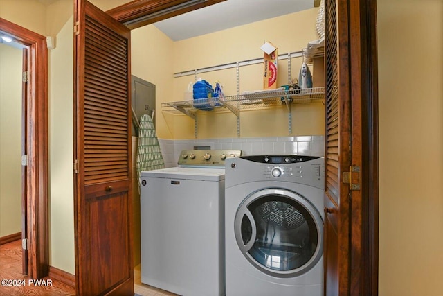 1075 Owego Tpke, Honesdale, PA 18431 - washroom featuring washing machine and dryer
