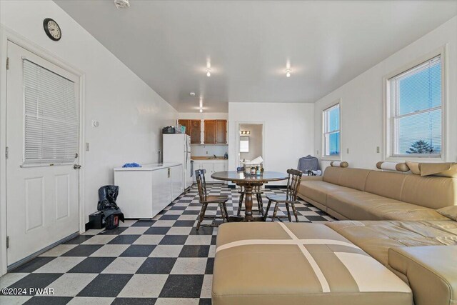 1075 Owego Tpke, Honesdale, PA 18431 - living area featuring dark floors