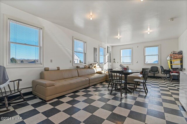 1075 Owego Tpke, Honesdale, PA 18431 - living room featuring baseboard heating