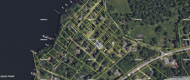 105 Leonard Ln, Paupack, PA 18451 - map of property location featuring property boundaries highlighted