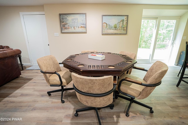 interior space featuring light hardwood / wood-style floors