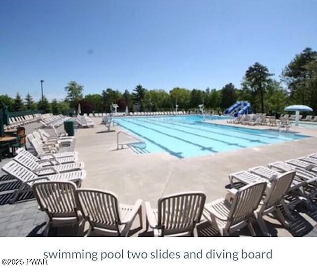 pool featuring a patio