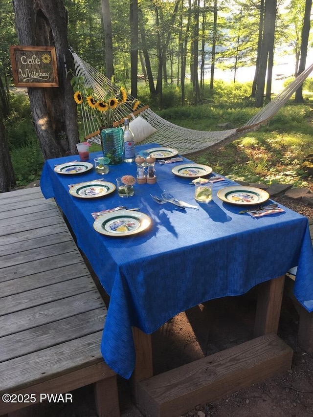 view of deck