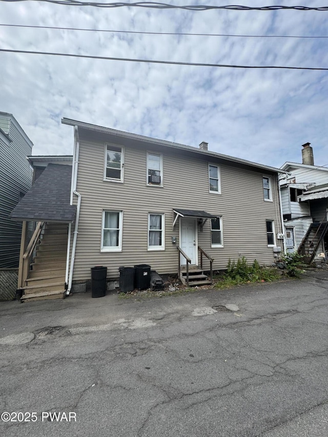 1021 Fellows St, Scranton, PA 18504 - back of house with entry steps