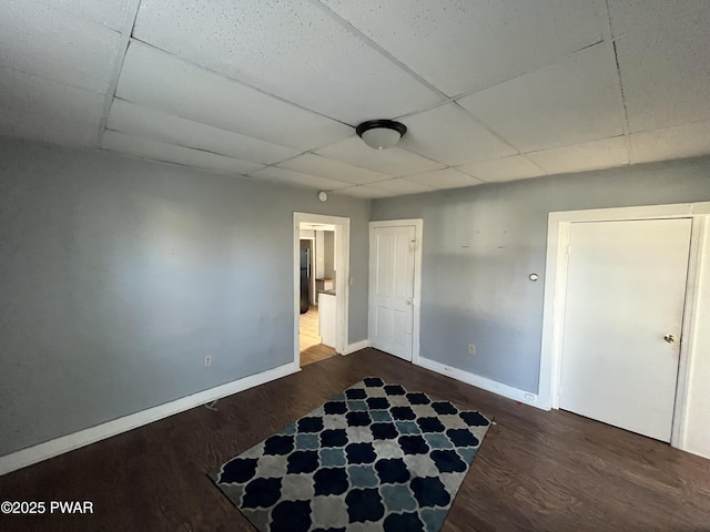 1021 Fellows St, Scranton, PA 18504 - unfurnished room featuring a drop ceiling and wood finished floors