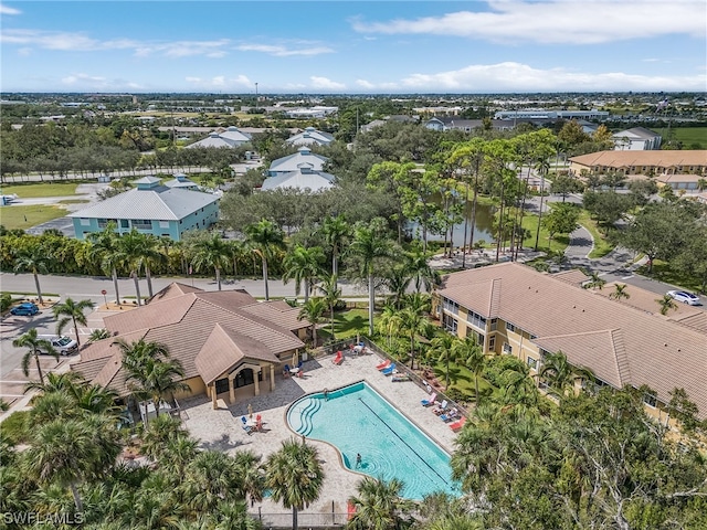 view of birds eye view of property